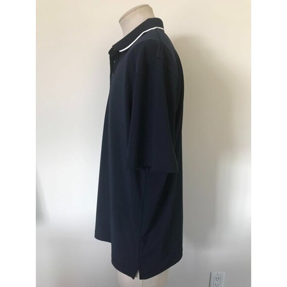 PING Sensorcool Short Sleeve Polo Golf Shirt Mens Size XL Navy Blue - Picture 5 of 8